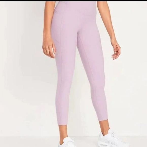 Old Navy Pants - NWT Old Navy XXL High-Rise Powersoft 7/8 Ankle Leggings in Purple Lilac